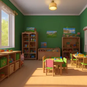 Modern Luxury Living Room with Wood Furniture and Floor