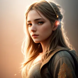 Beautiful Princess with Elegance and Style