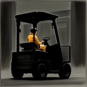 Motor Vehicle Forklift Equipment for Transportation and Industry