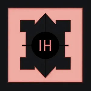 Black excavation button icon - mine symbol.