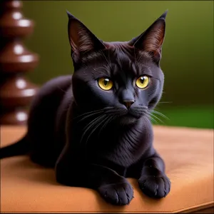 Adorable Gray Kitty with Curious Eyes