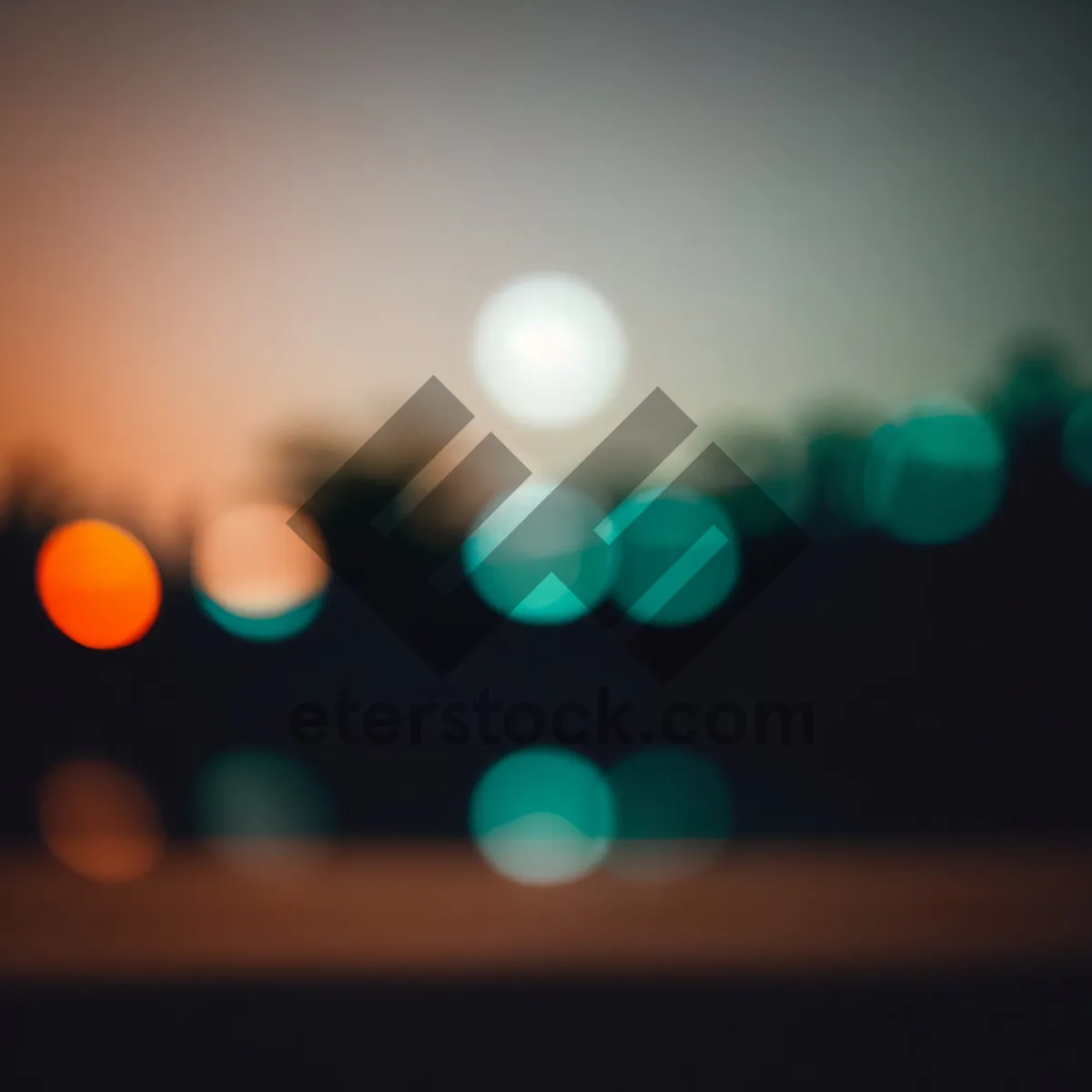 Picture of Blurred Glow: Vibrant LED Light Celebration
