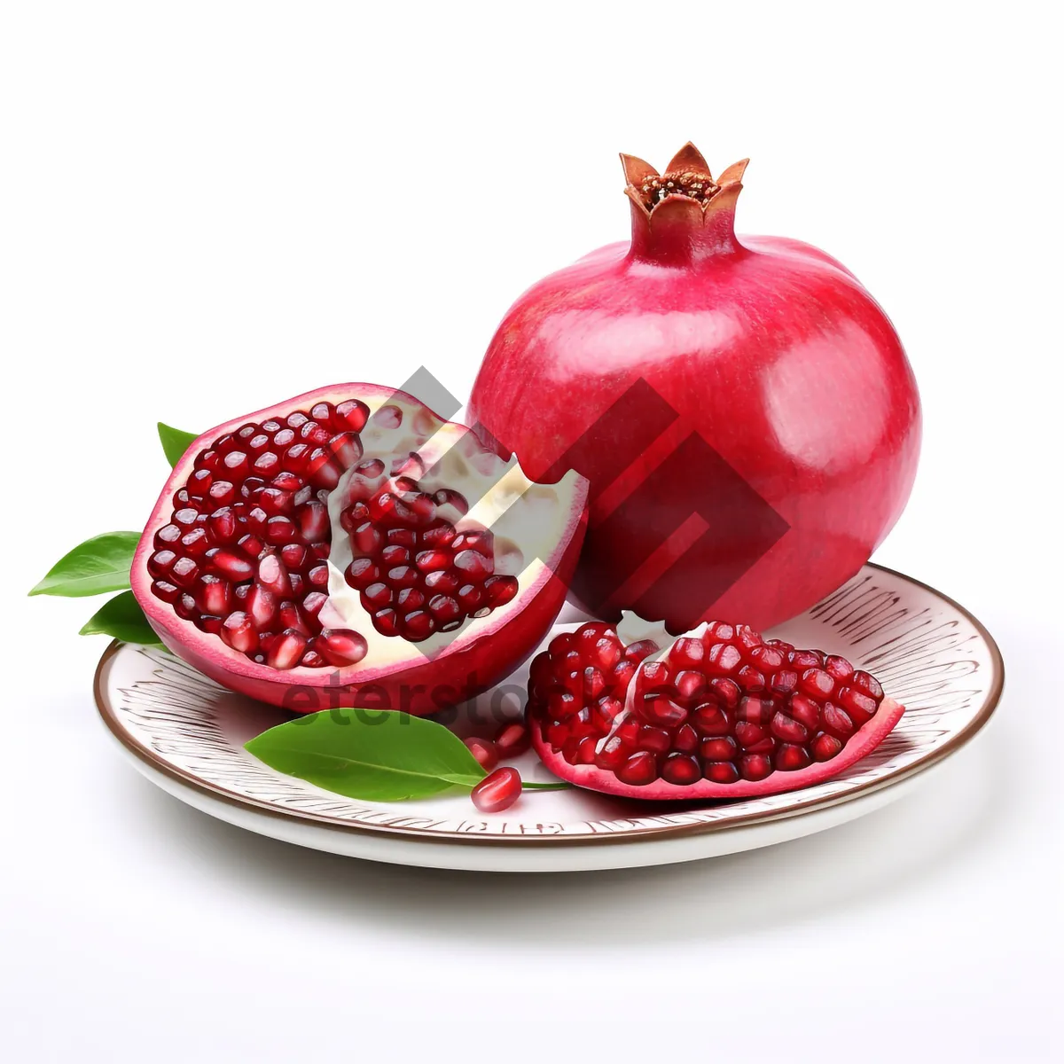 Picture of Fresh Organic Berry Pomegranate Dessert