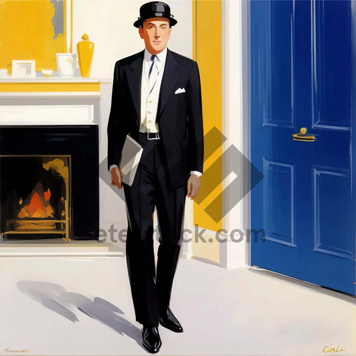 Picture of Successful corporate team meeting in professional office setting.