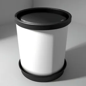 Black Coffee Mug on Breakfast Table