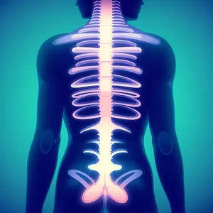 Human Spinal Anatomy - 3D Graphical Illustration
