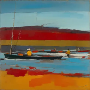 Serene Seascape: An Idyllic Summer Boat Adventure