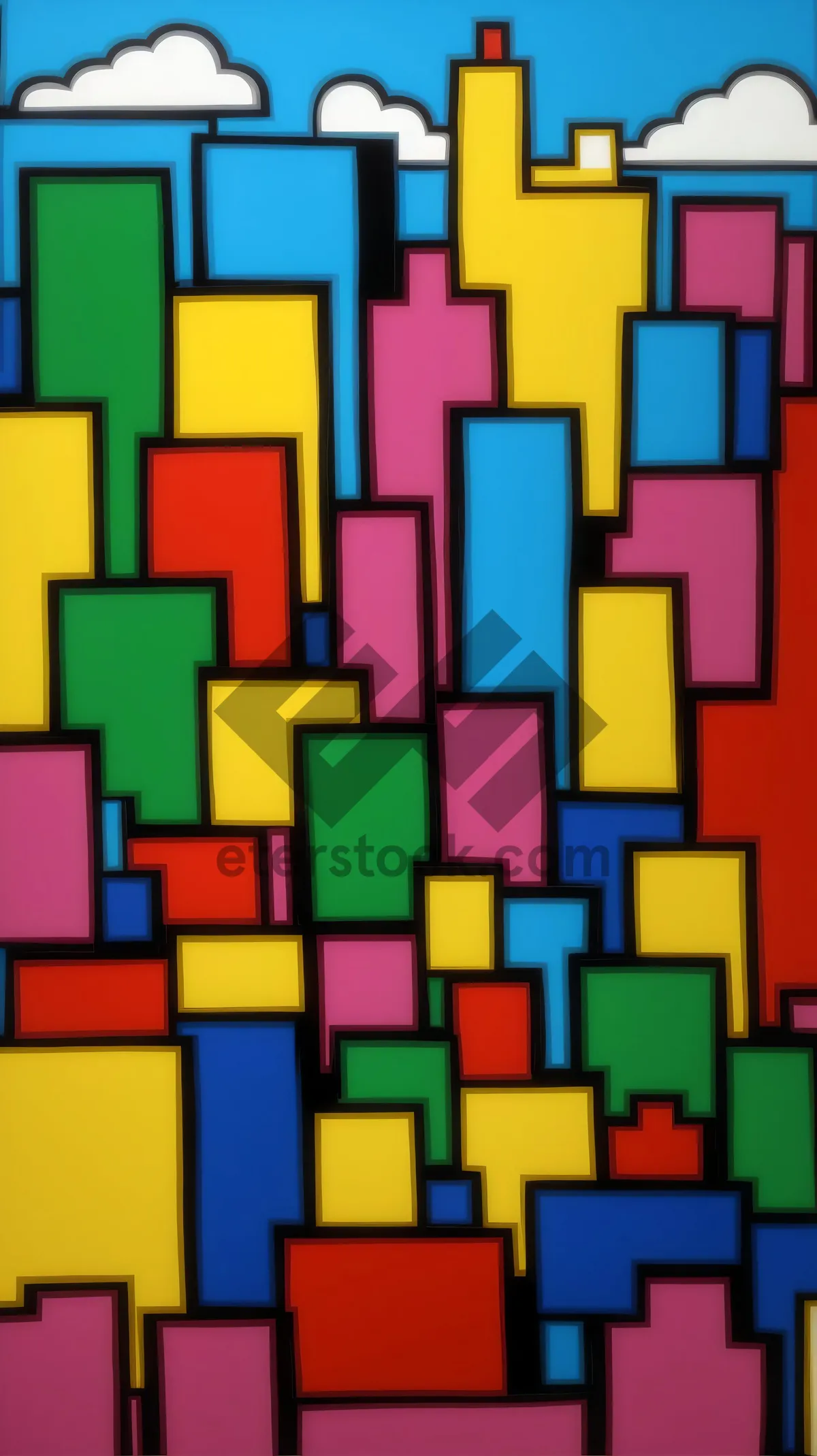 Picture of Orange 3D Icon Set for Resort Plaza Design