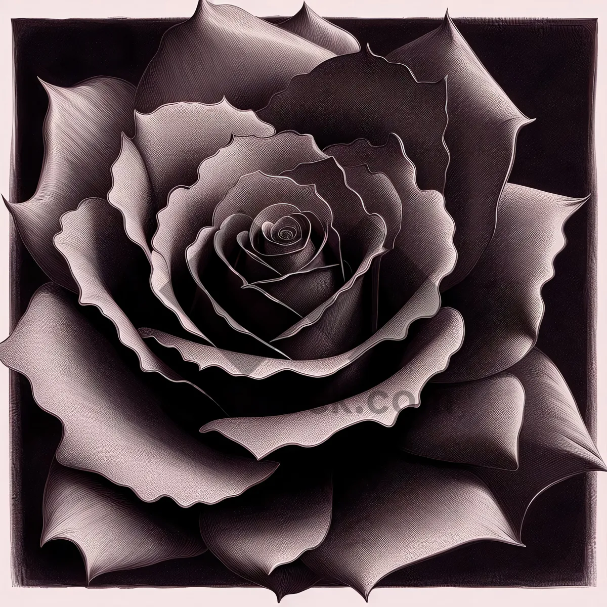 Picture of Romantic Rose Blossom - A Floral Garden of Love