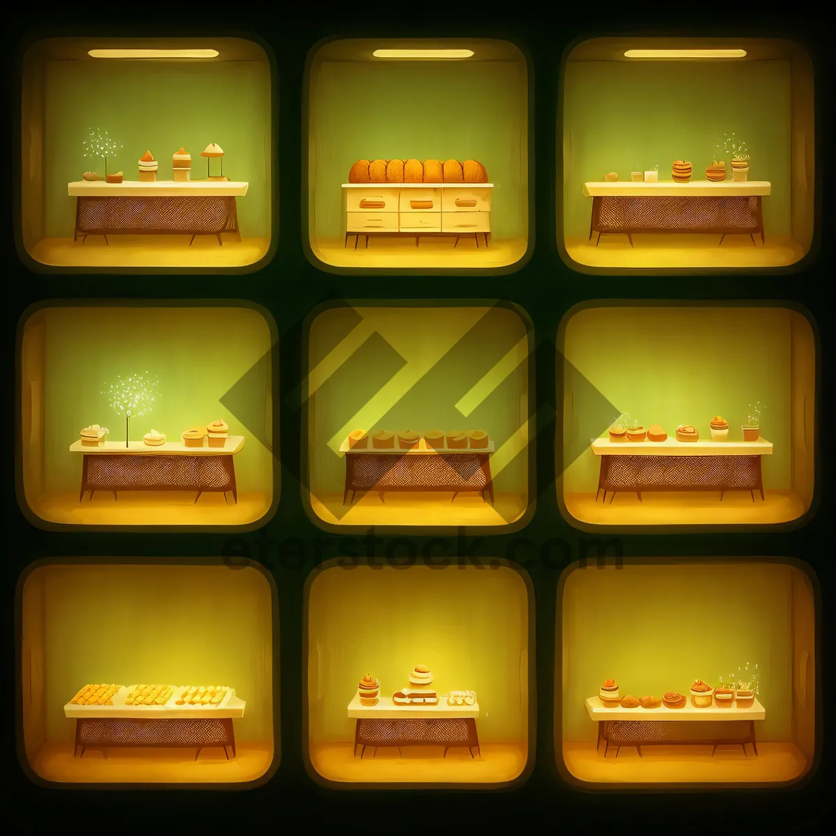 Picture of Web Slot Machine Icons Set