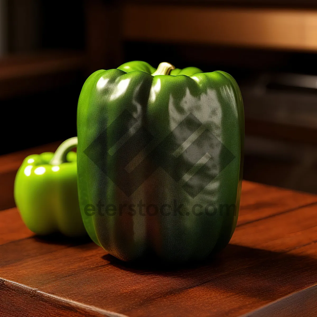 Picture of Fresh and Healthy Bell Pepper Salad with Tomatoes