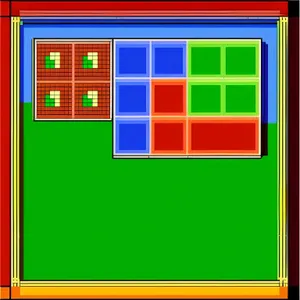 3D Export Icon Frame for Fire Station Symbol