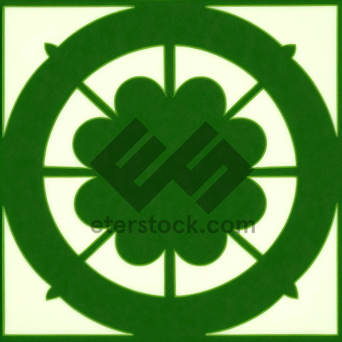 Picture of Green Clover Recycling Symbol