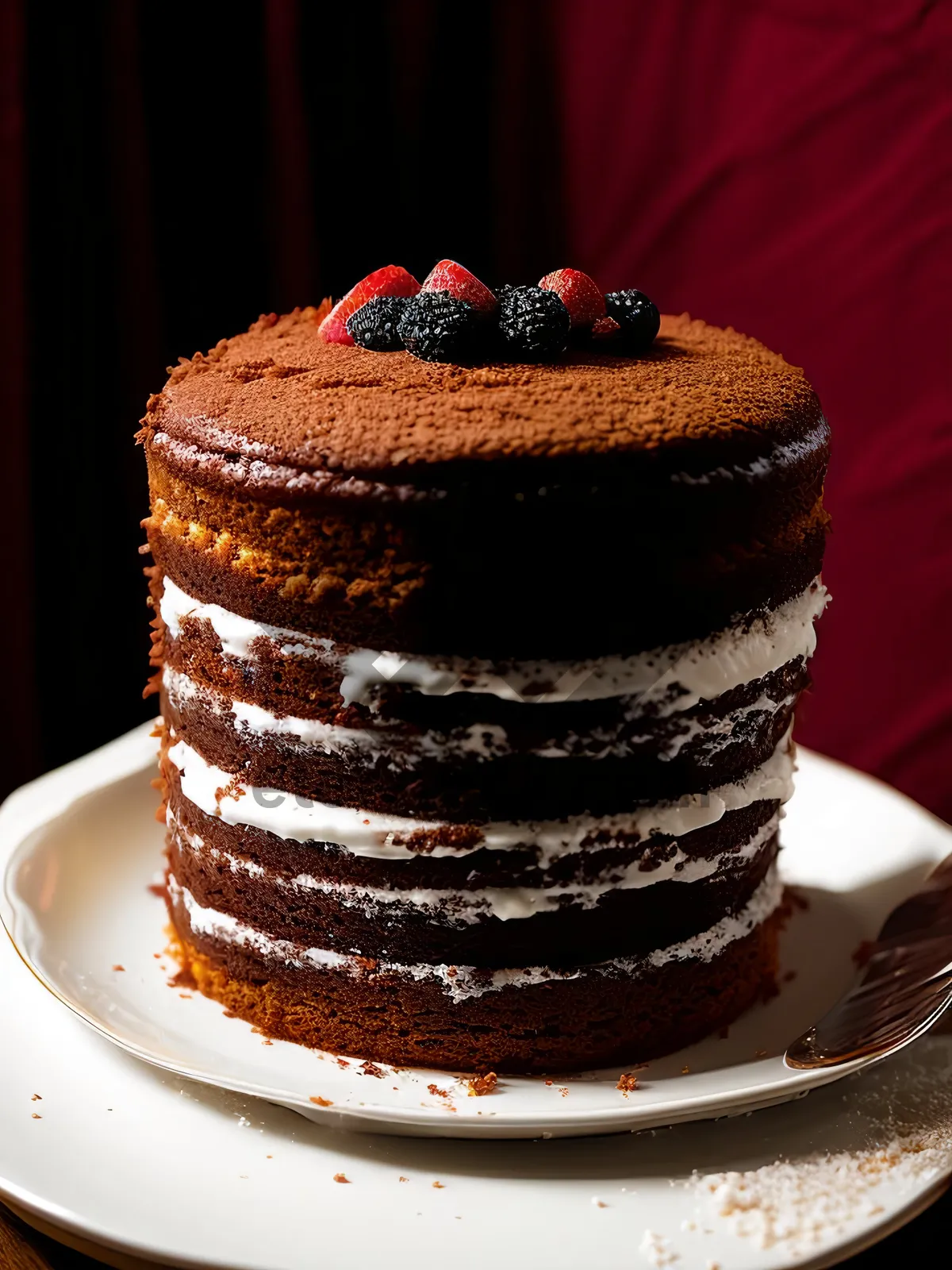 Picture of Sweet Berry Delight on a Plate