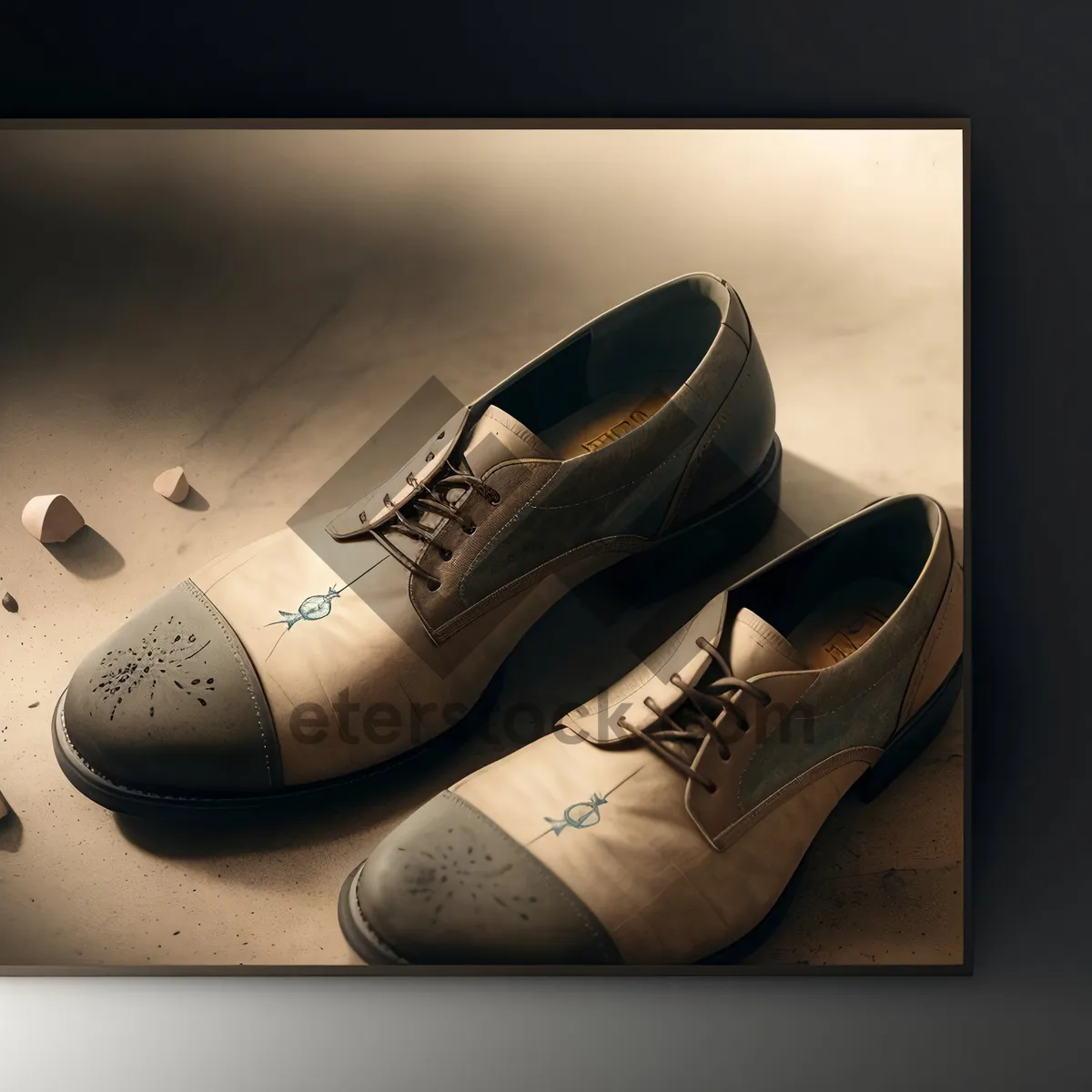 Picture of Classic Leather Lace-Up Men's Shoes