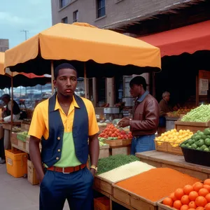 Fresh Fruit Stall at Vibrant Market