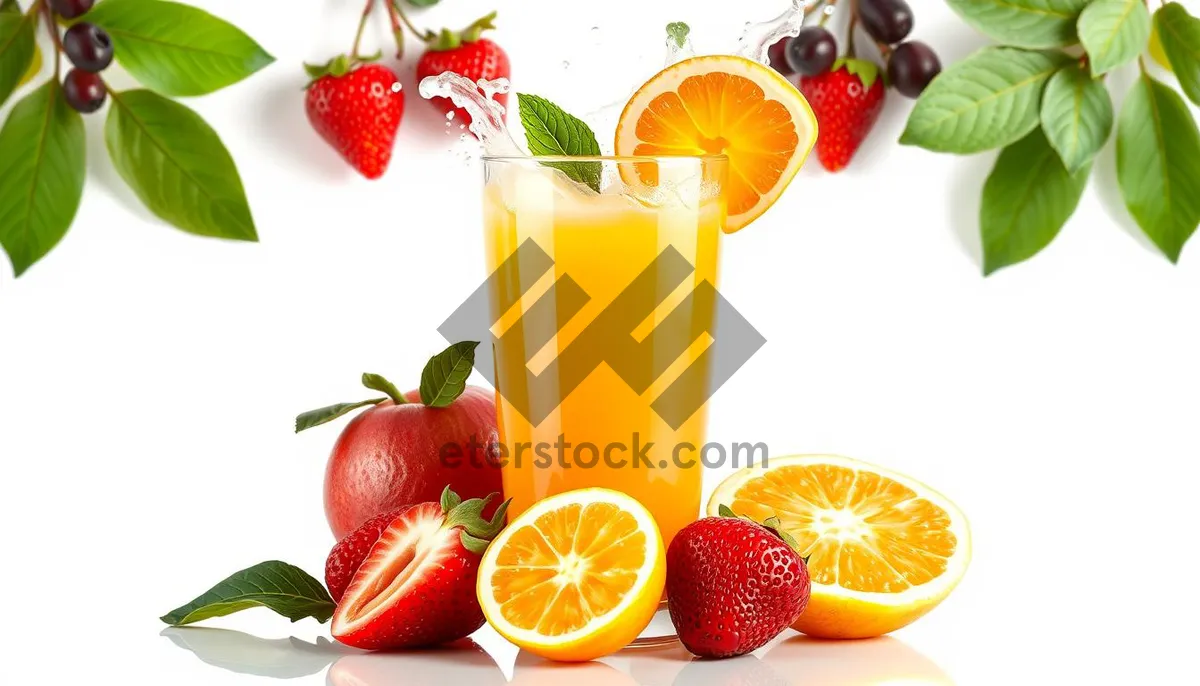 Picture of Refreshing Summer Fruit Bowl with Juicy Berries and Citrus