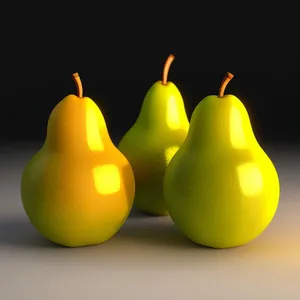 Vibrant Yellow Pear - Healthy and Juicy Fruit