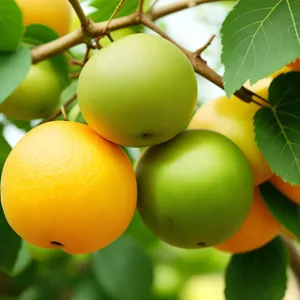 Vibrant Citrus Apple: Ripe, Fresh, and Healthy