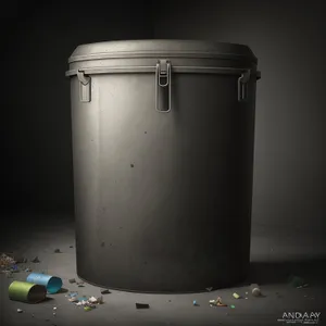Trash Bin: Convenient Waste Disposal Container