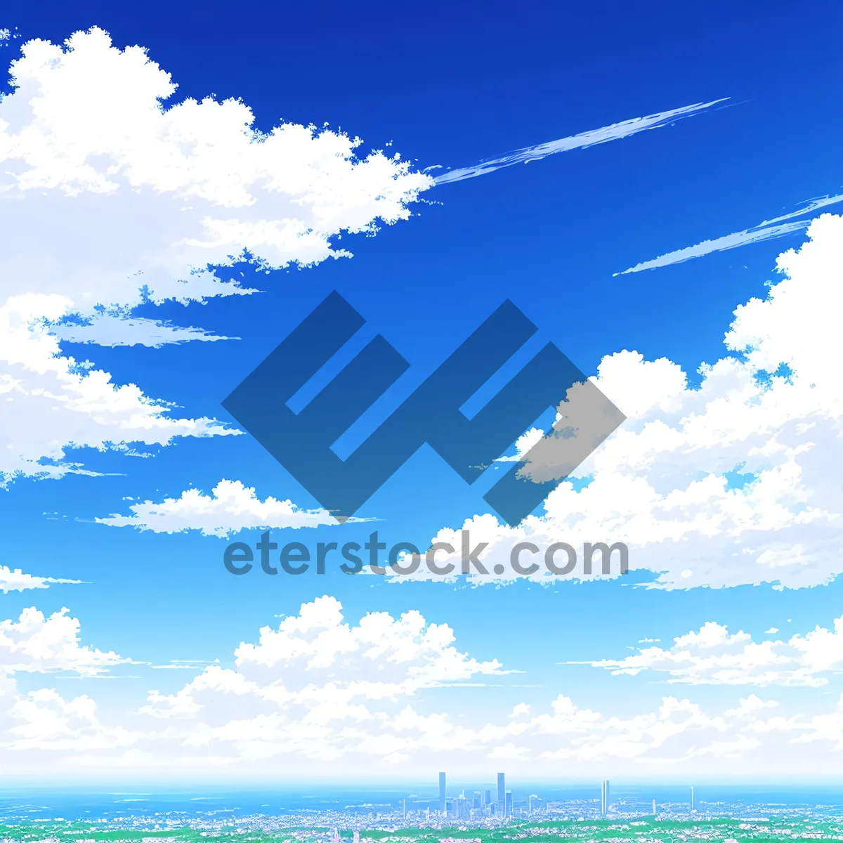 Picture of Serenity in the Azure Sky