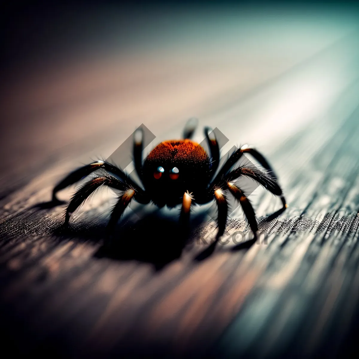 Picture of Close-up Shot of a Black Widow Spider