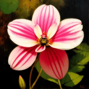 Vibrant Pink Blossoms in Flamingo Flower Garden