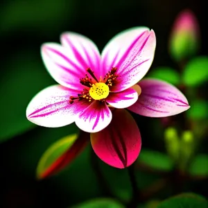 Pink Blossoming Petals of Violet Wood Sorrel