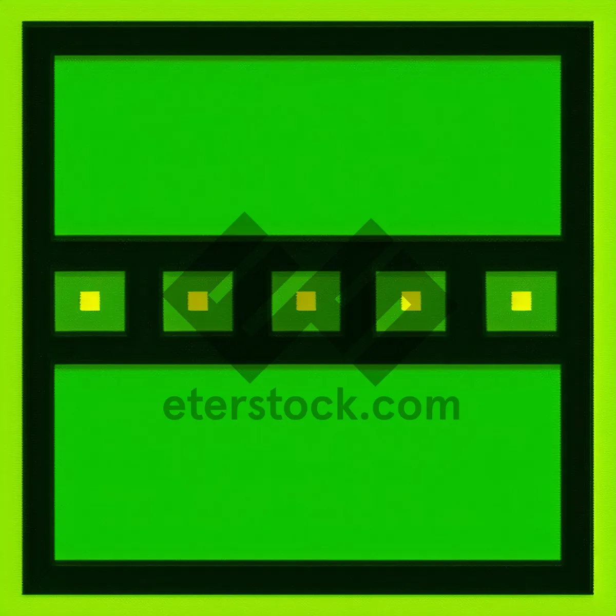 Picture of Black Shiny Square Web Button Icon