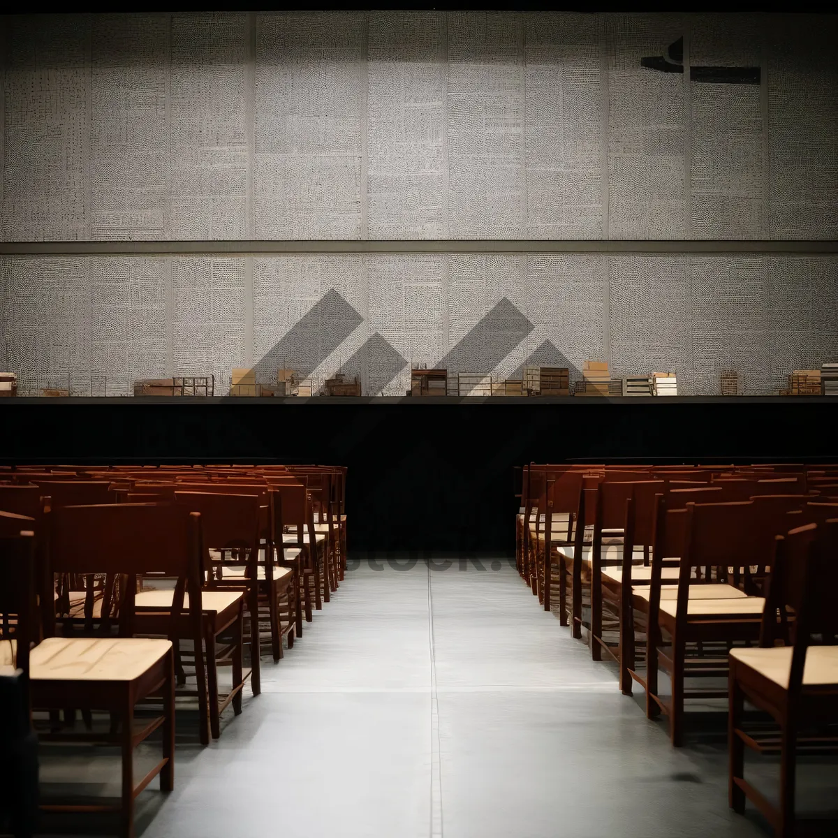 Picture of Modern Furniture in an Empty Classroom