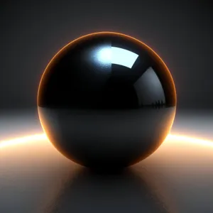 Glossy 3D Sphere: Bright Orange Button Set