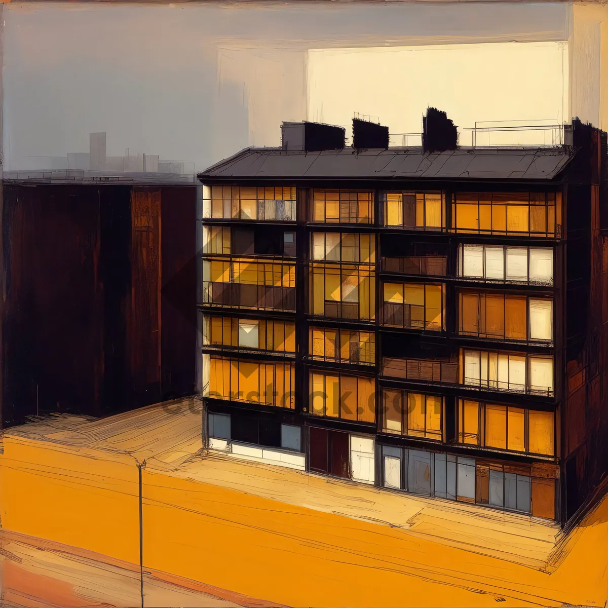 Picture of Library Bookshelf in Home Interior