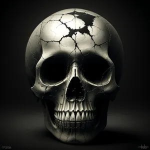 Eerie Skull - Bone-Chilling Pirate's Nightmare