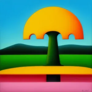 Dynamic 3D Symbolic Design Icon