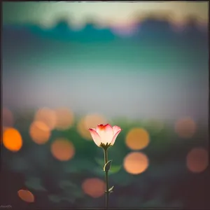 Blooming Tulip in Vibrant Pink