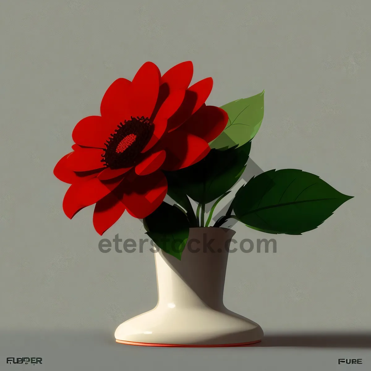 Picture of Pink Petal Gift in Decorative Vase