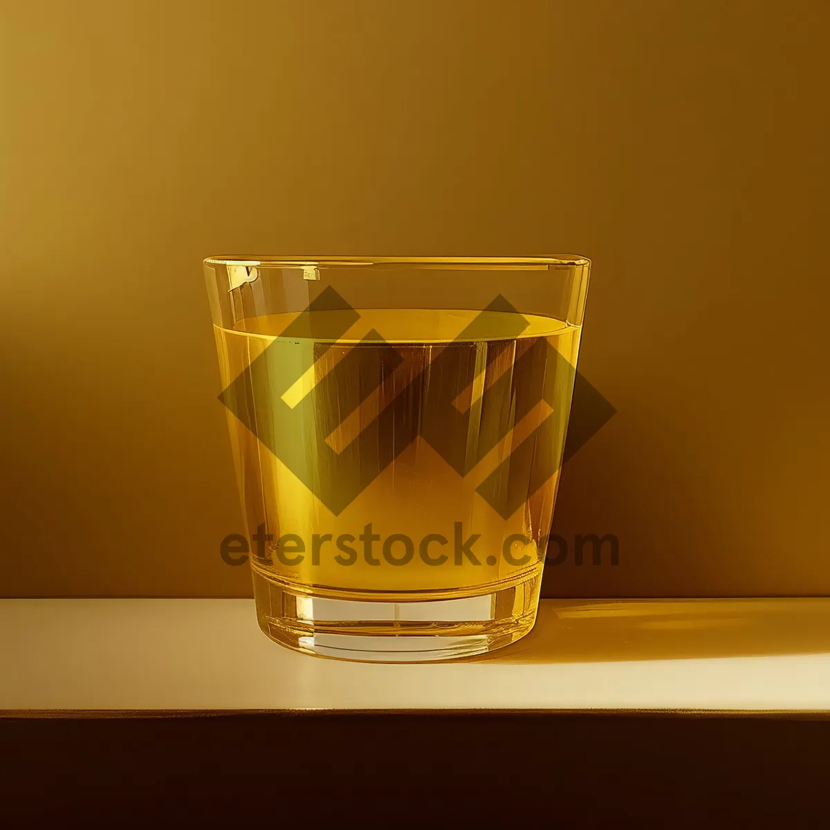 Picture of Frothy Yellow Beer in Glass Mug