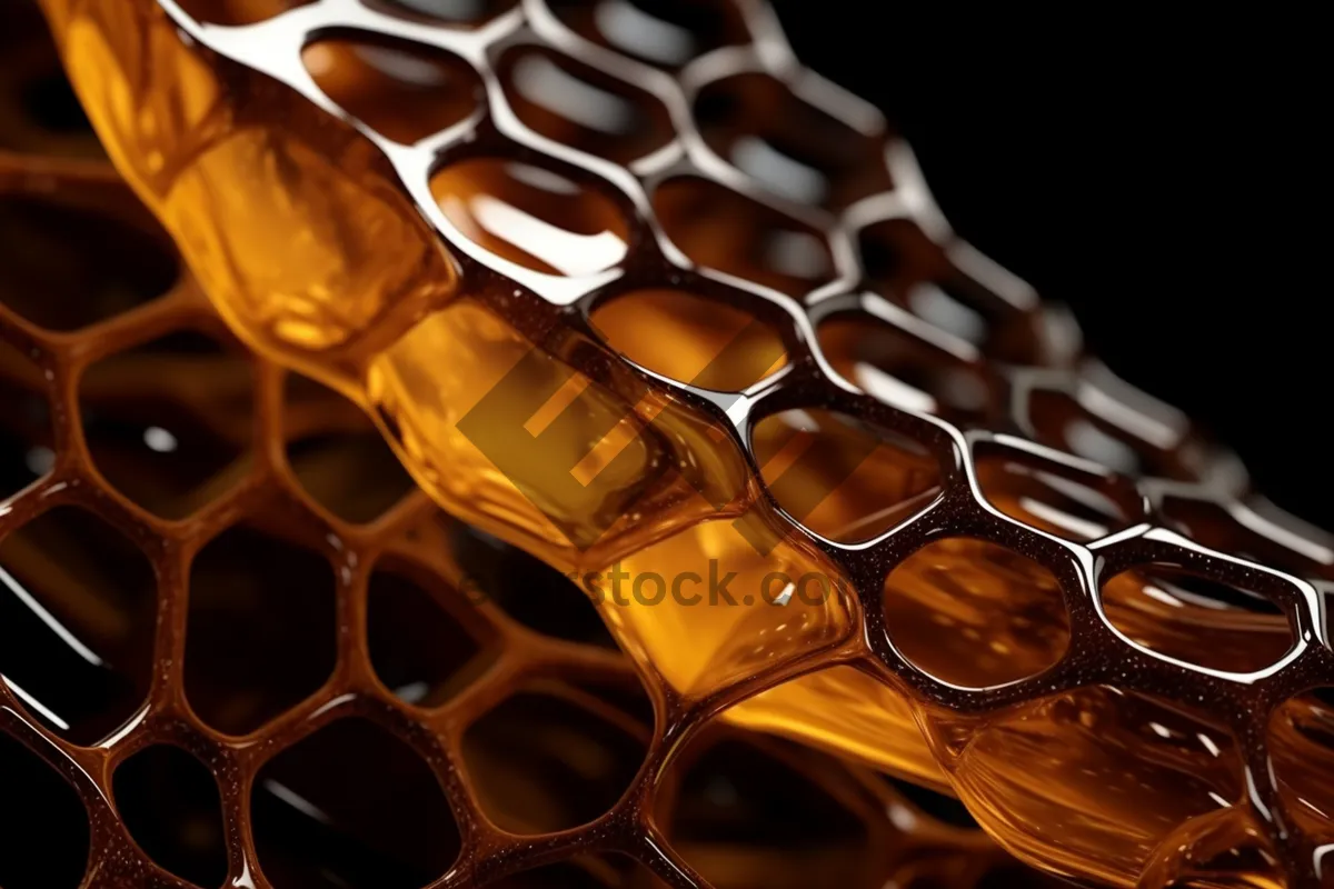 Picture of Honeycomb Pattern Design Structure Texture Art