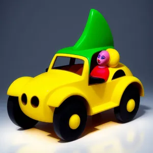 Muddy Miniature Cartoon Toy Car Fun