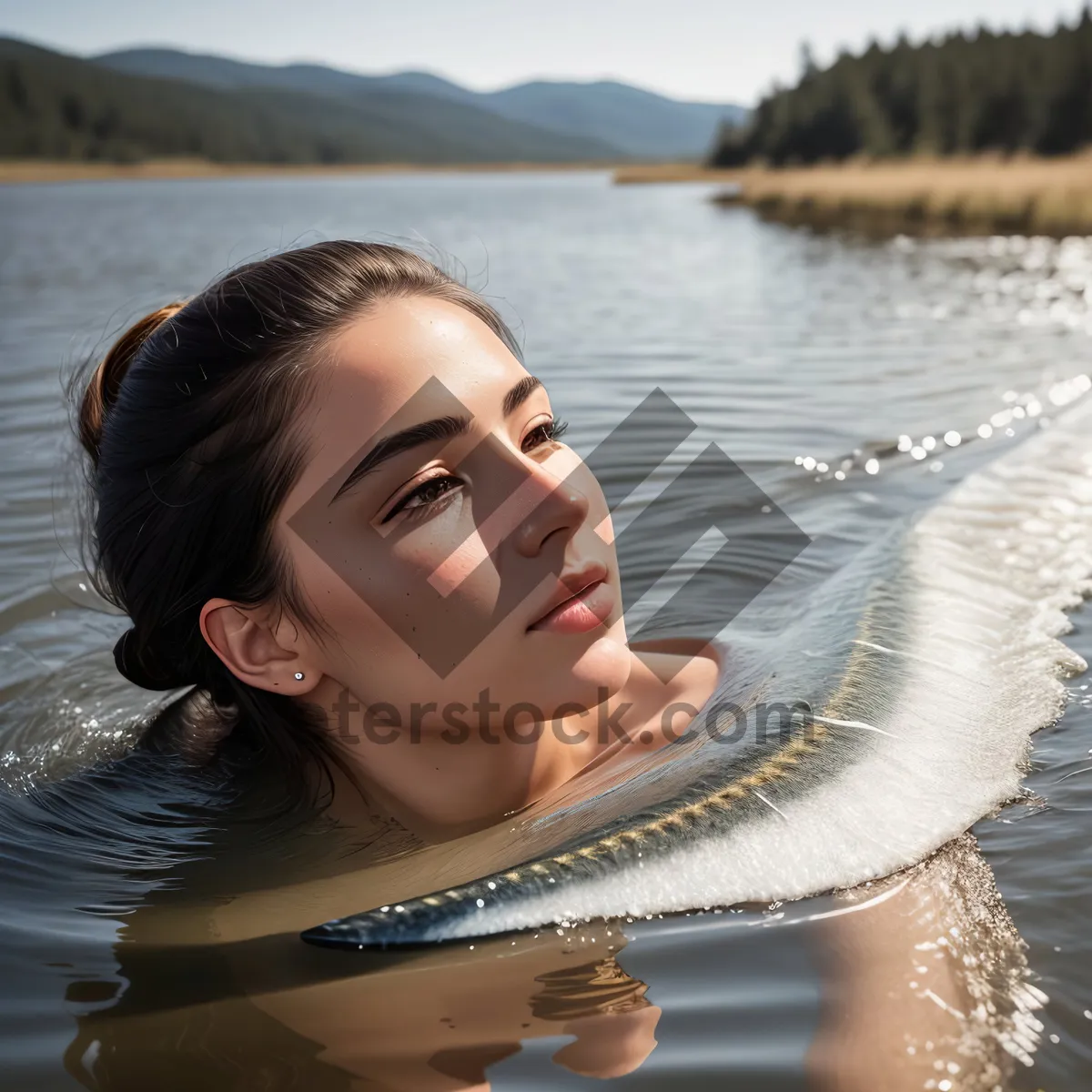 Picture of Happy Beach Vacation: Starfish in the Sea