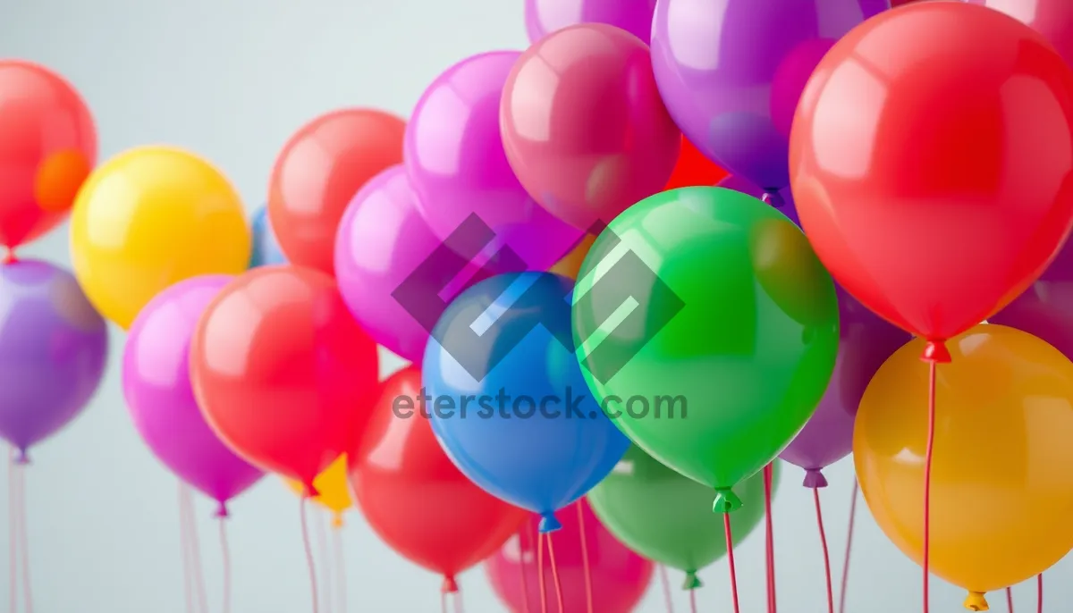 Picture of Colorful Balloon Party Decoration for Bright Festive Celebration