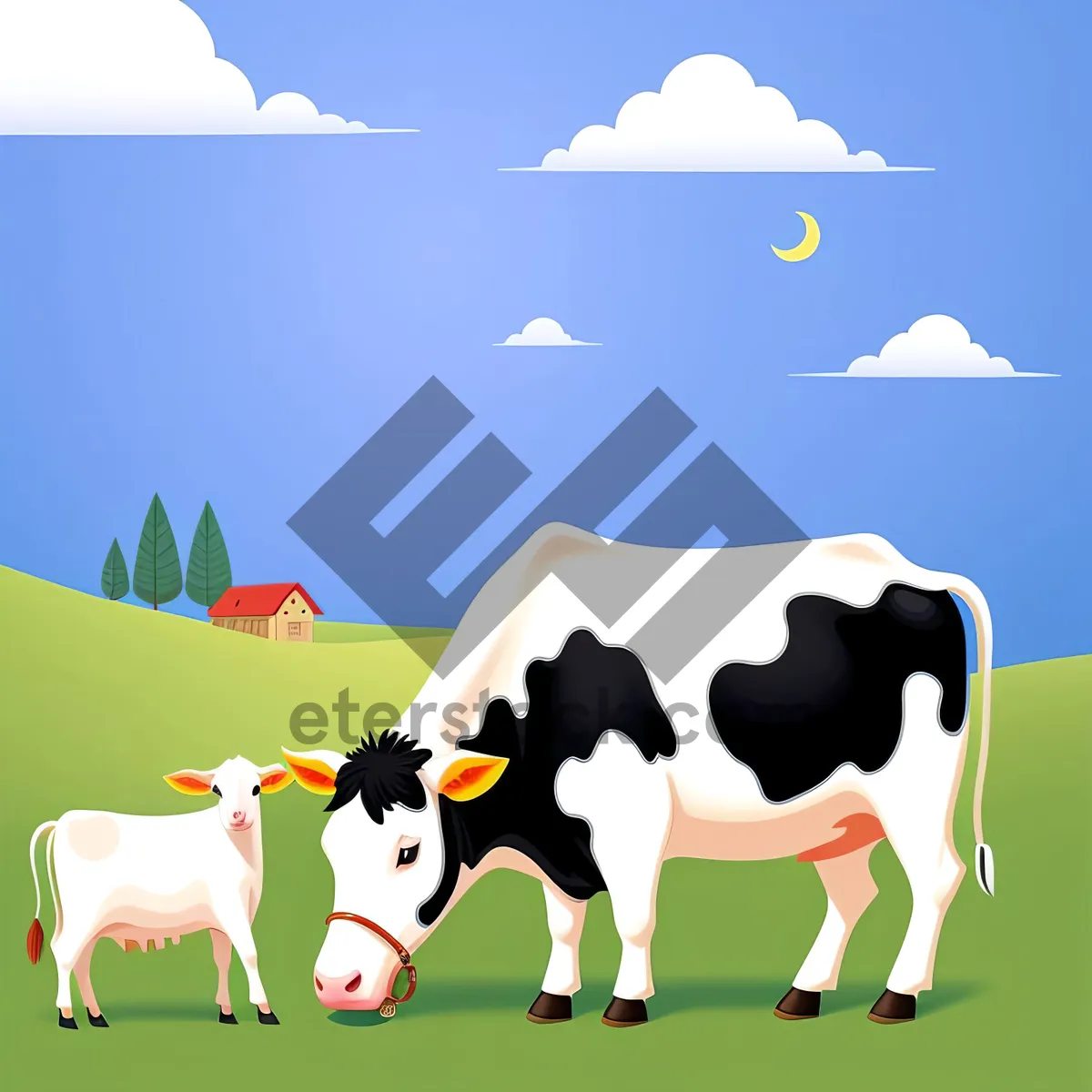 Picture of Arctic Hen in Cartoon Art