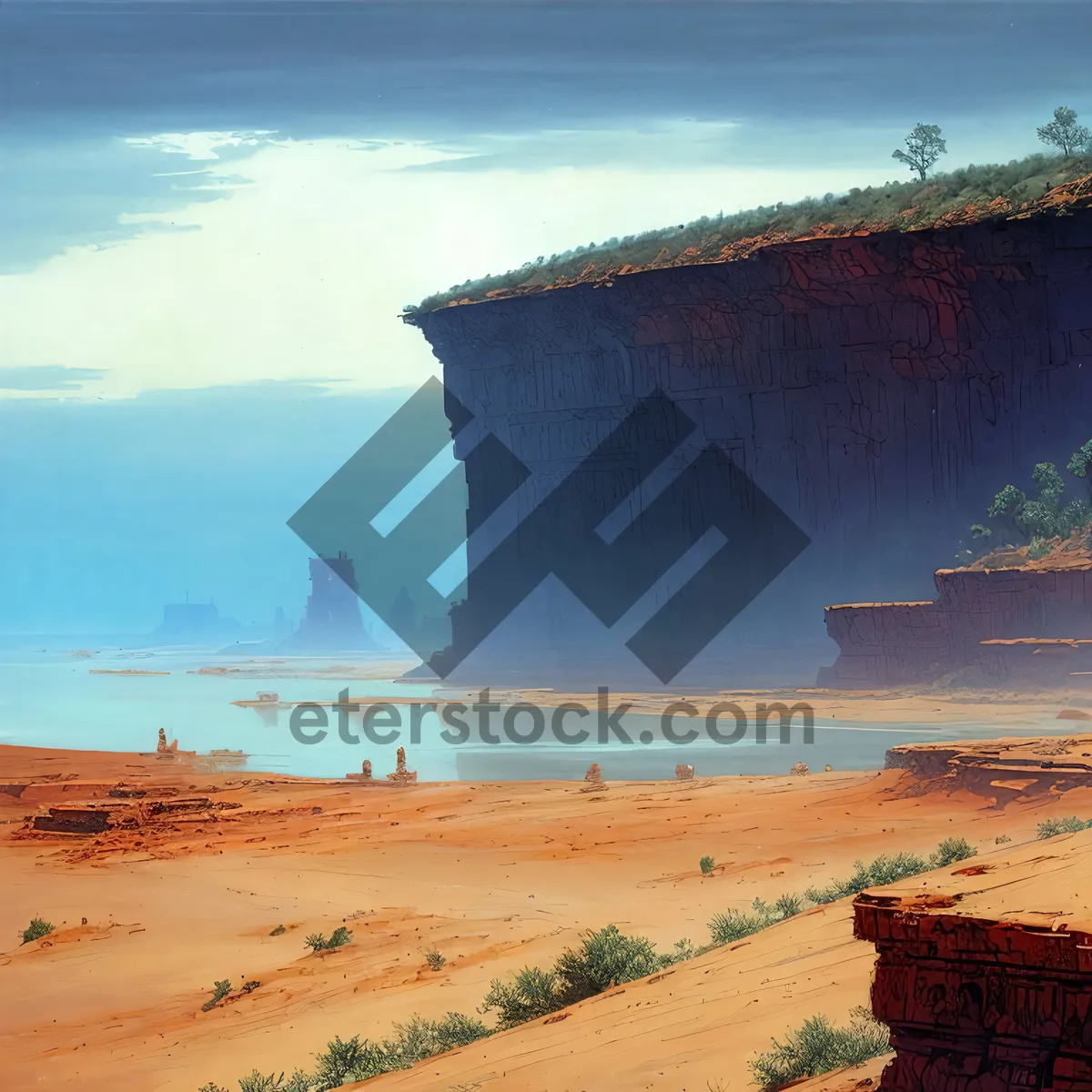 Picture of Serenity by the Shore: Majestic Ocean Views