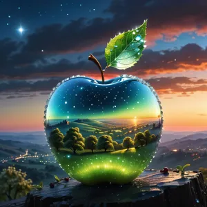 3D Earth Bowl Planet Sphere Globe Aquarium