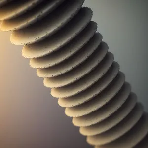 Coiled Elastic Spring Structure