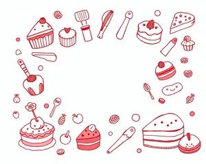 Valentine Love Pattern Graphic Element Symbol.