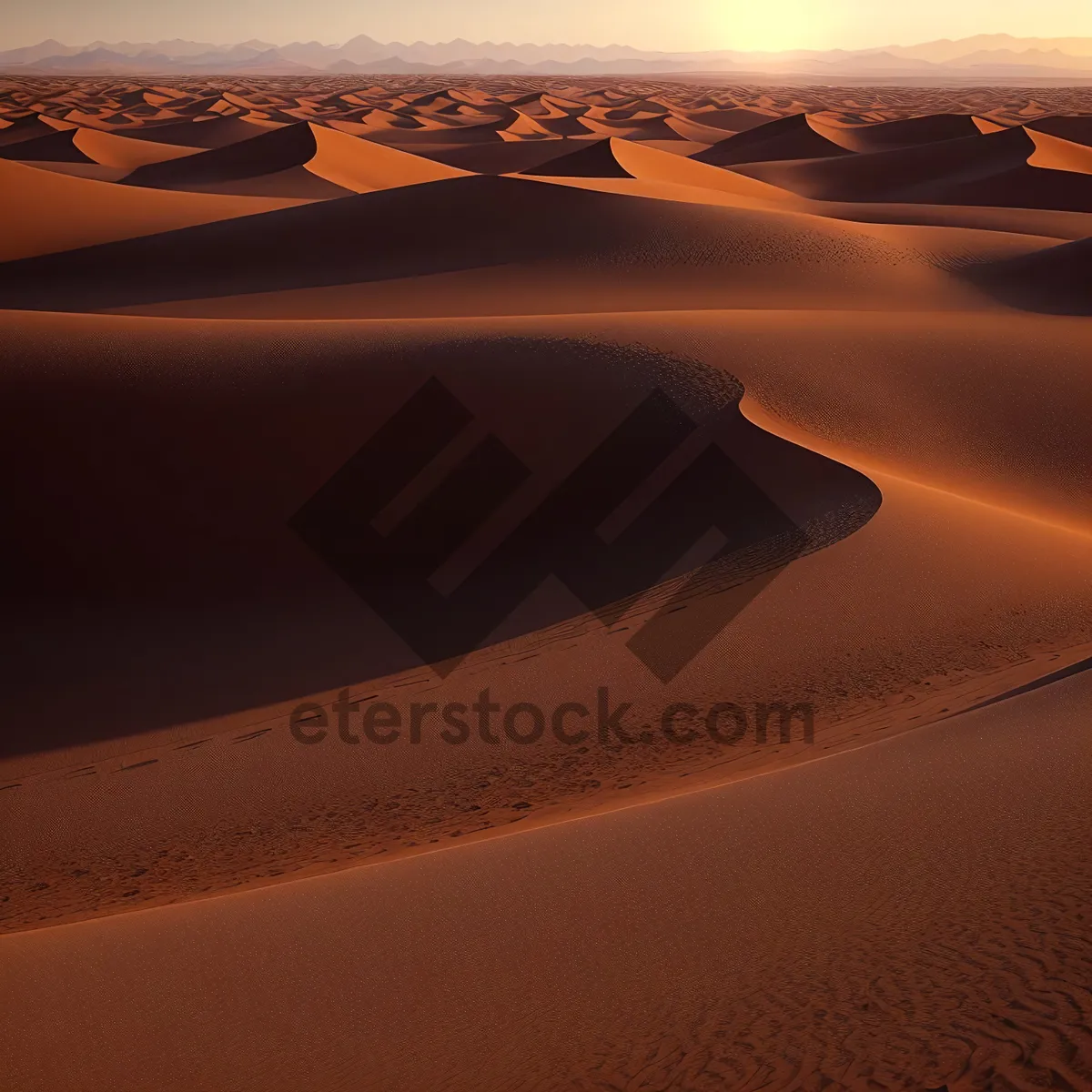 Picture of Sandy Adventure: Sun-Kissed Dunes in Desert Landscape