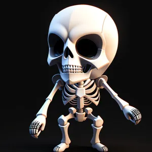 Skeletal Automaton - Scary Pirate Skull