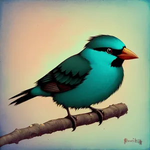 Indigo Bunting Finch - Vibrant Bird with Beautiful Feathers
