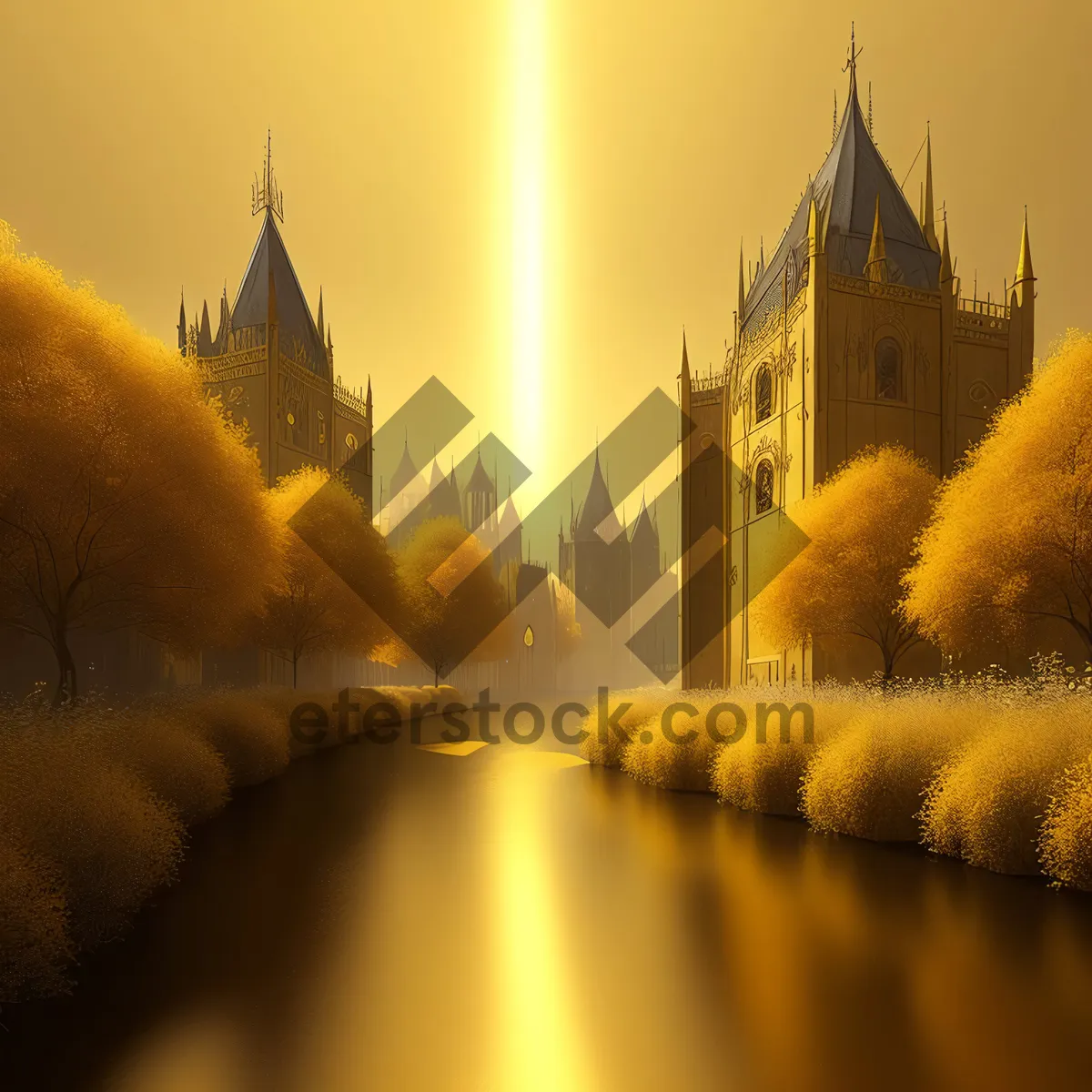 Picture of Iconic London Skyline at Night with Tower Bridge